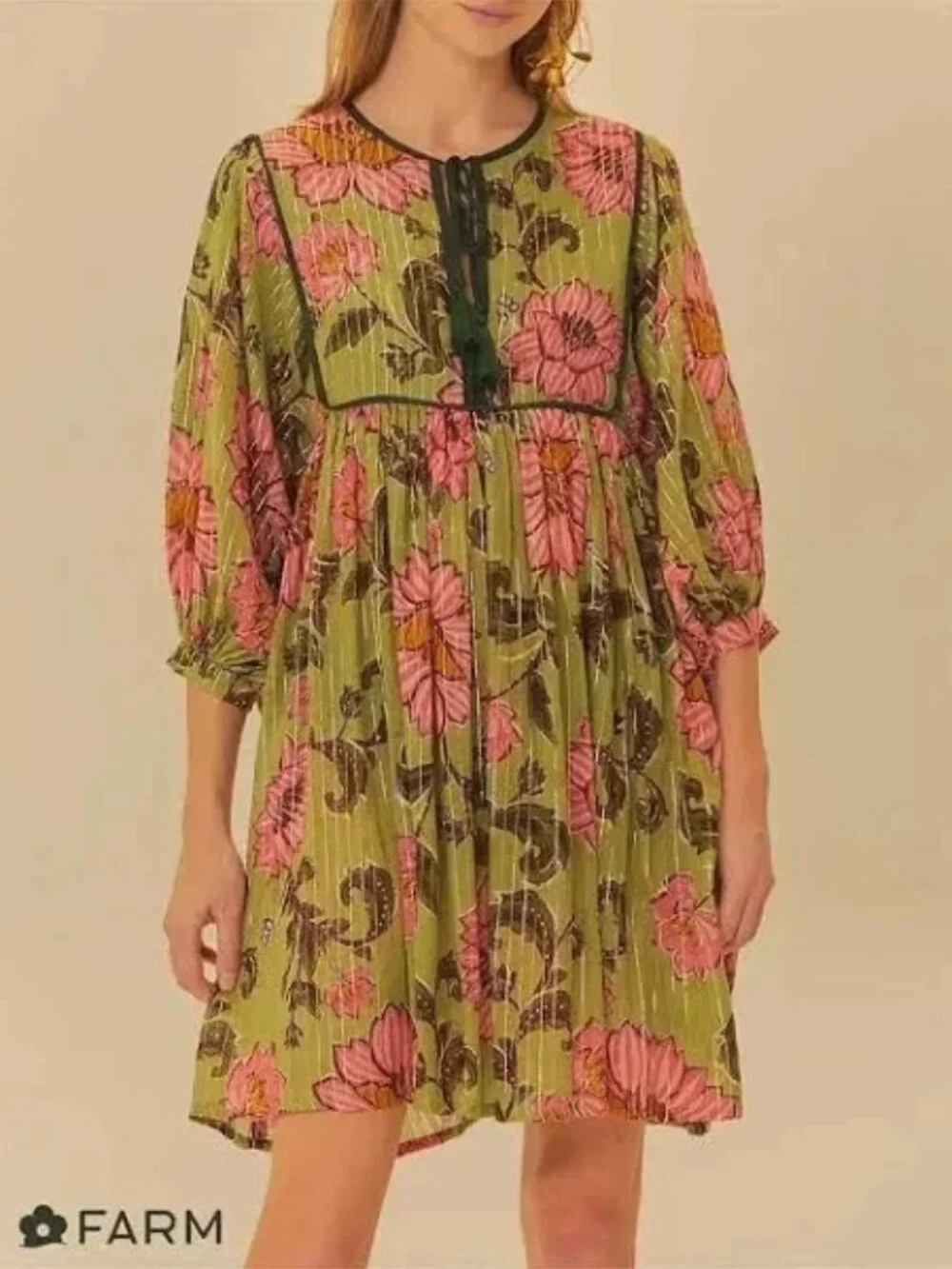 NWT FARM RIO DRESS SIZE LARGE PACK5326 6/6 - Picture 4 of 6